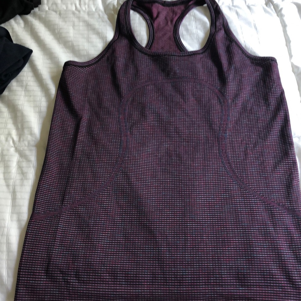 lululemon multi color dry fit tank top